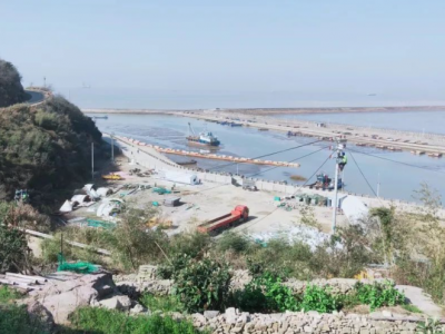 浙江金七門核電廠混凝土攪拌站及砂石廠臨時供電工程一階段順利送電！